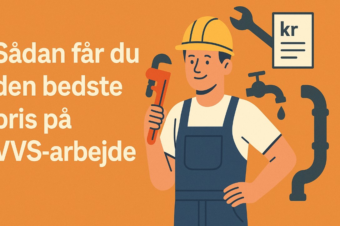 Sådan får du den bedste pris på VVS-arbejde – 5 konkrete tips